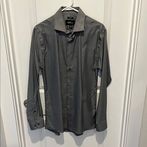 Calvin Klein Men's Gray Dress Shirt